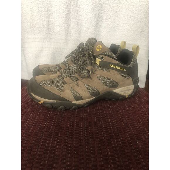 Merrell Women’s Alverstone Hiking Shoe, Merrell Stone, 8 US_46616 - Picture 1 of 6